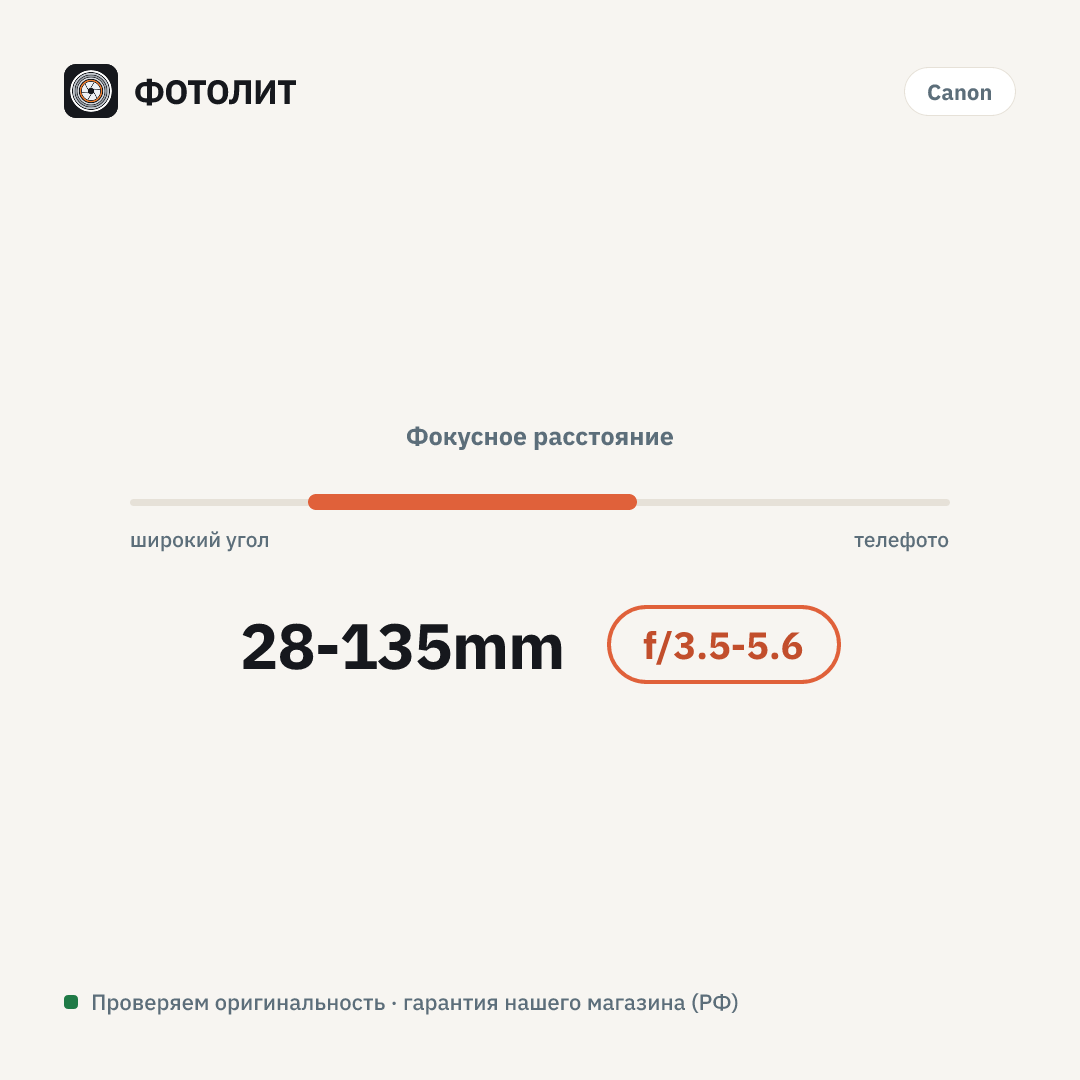 Лепестковая бленда Phottix EW-78BII — визуализация характеристик