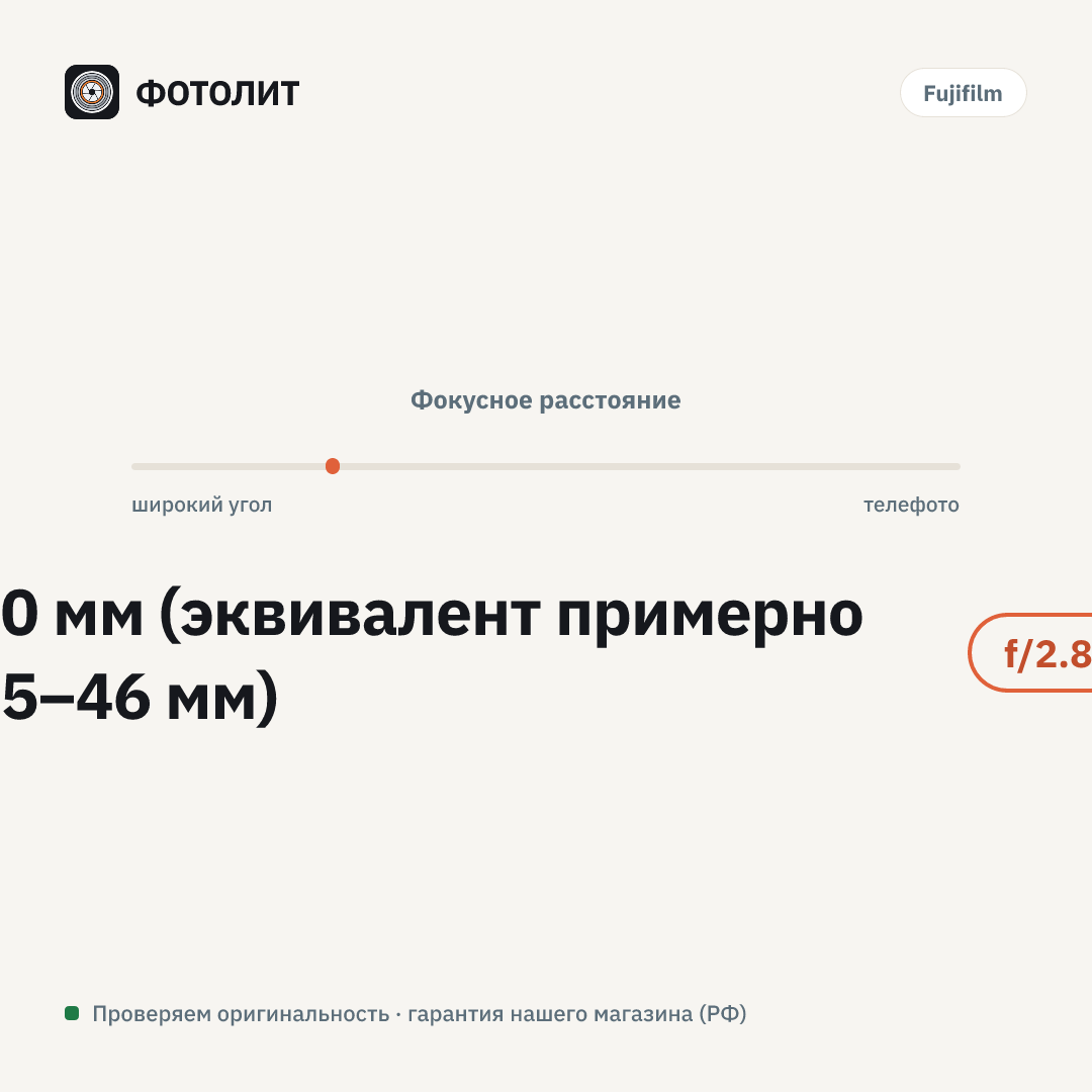 Объектив Fujifilm XF 30mm f/2.8 R LM WR Macro — визуализация характеристик
