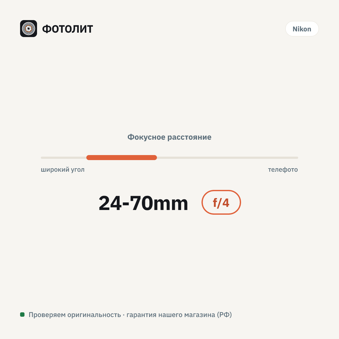 Объектив Nikon 24-70mm f/4S Nikkor Z — визуализация характеристик