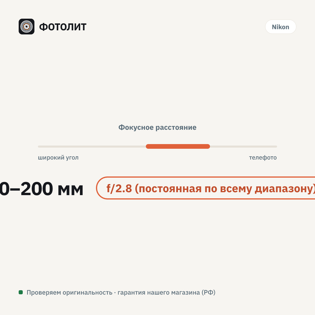 Объектив Nikon NIKKOR Z 70-200mm f/2.8 VR S — визуализация характеристик