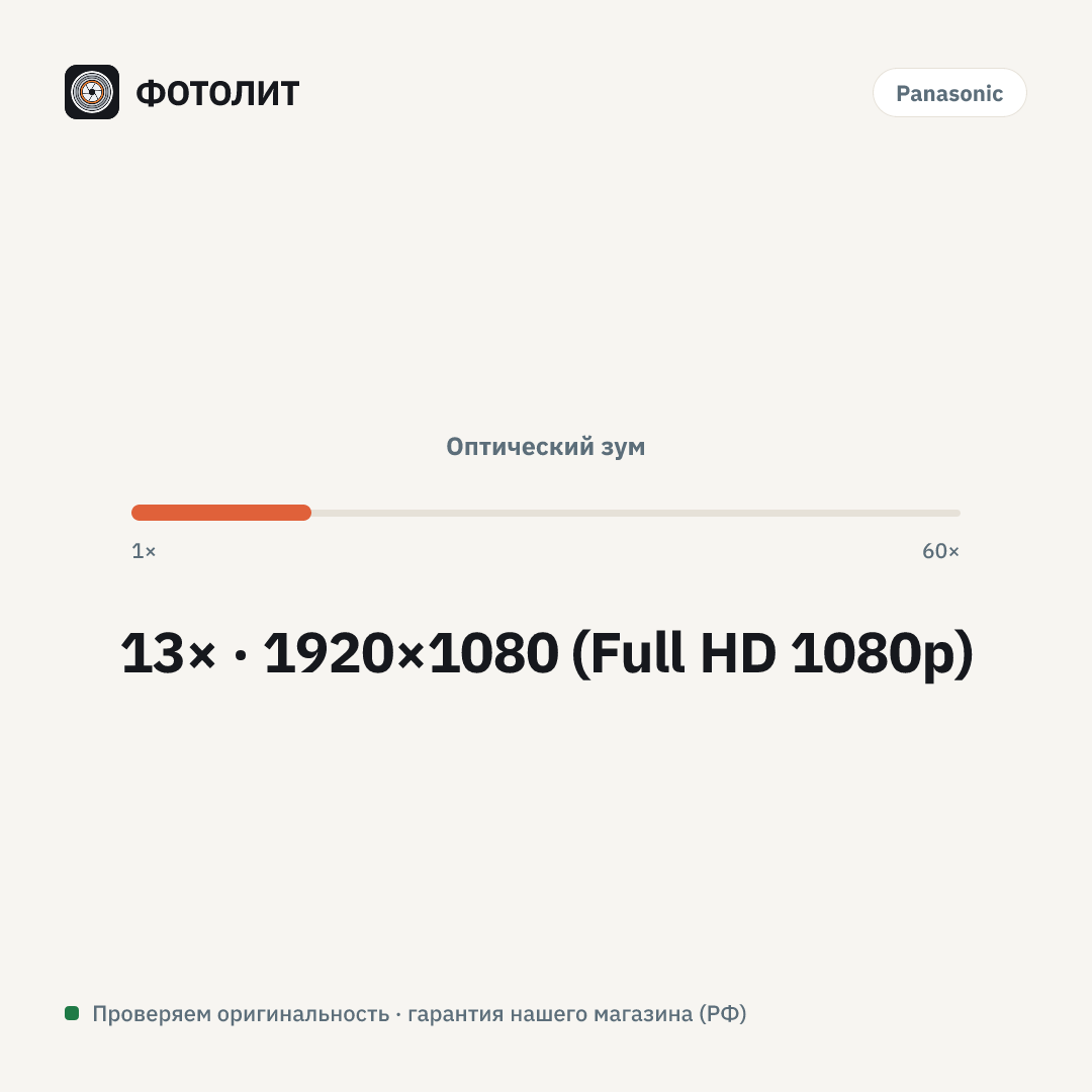 Видеокамера Panasonic AG-HPX174 — визуализация характеристик
