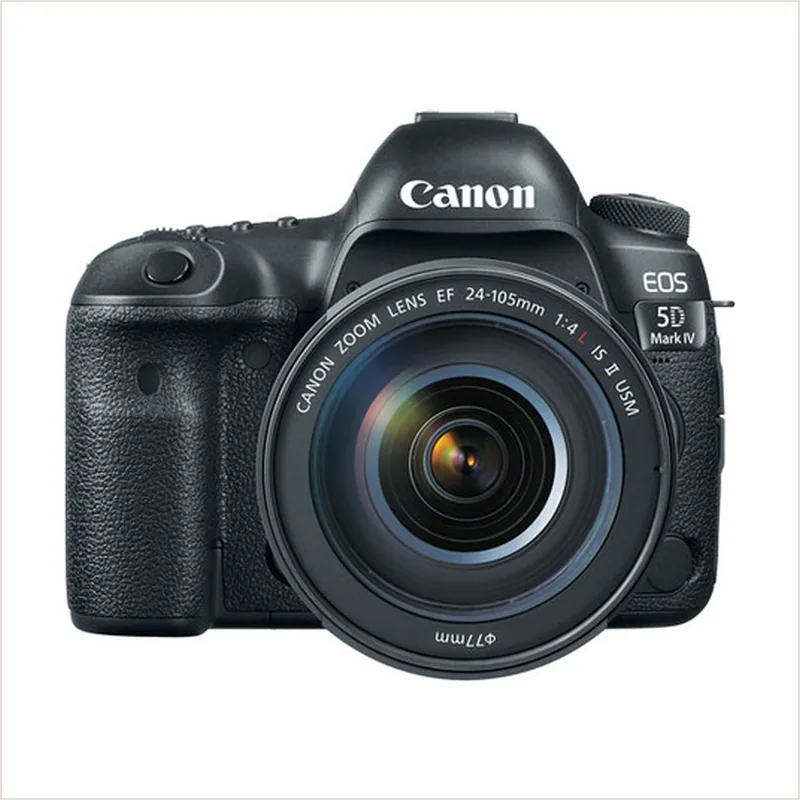 Фотоаппарат Canon EOS 5D Mark IV Kit EF 24-105mm 1:4 L IS II USM, черный