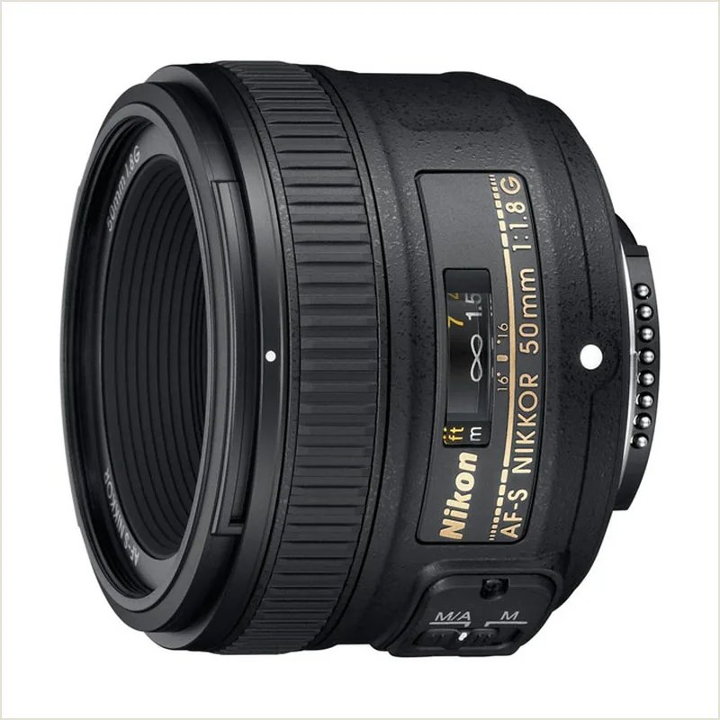 Объектив Nikon 50mm f/1.8G AF-S Nikkor, черный