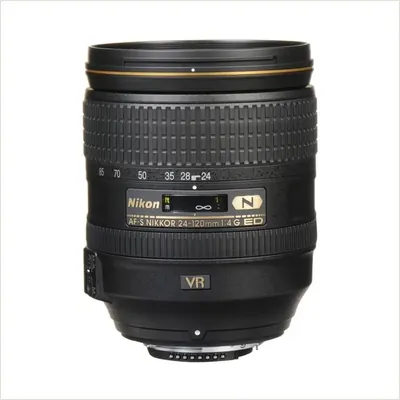 Объектив Nikon 24-120mm f/4G ED VR AF-S Nikkor, черный — фото 1