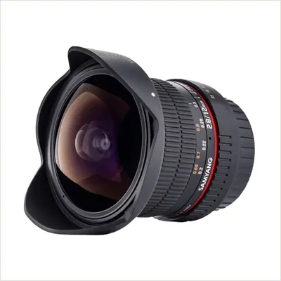Объектив Samyang 12mm T3.1 ED AS NCS VDSLR Fish-eye Canon EF, черный — фото 1