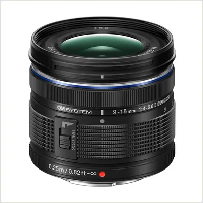 Объектив OM SYSTEM M.Zuiko Digital ED 9–18 мм f/4–5.6 II (Micro Four Thirds) — фото 1