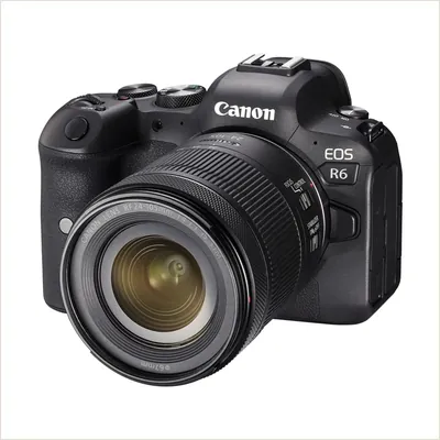 Фотоаппарат Canon EOS R6 Kit RF 24-105mm f/4-7.1 IS STM, черный — фото 1