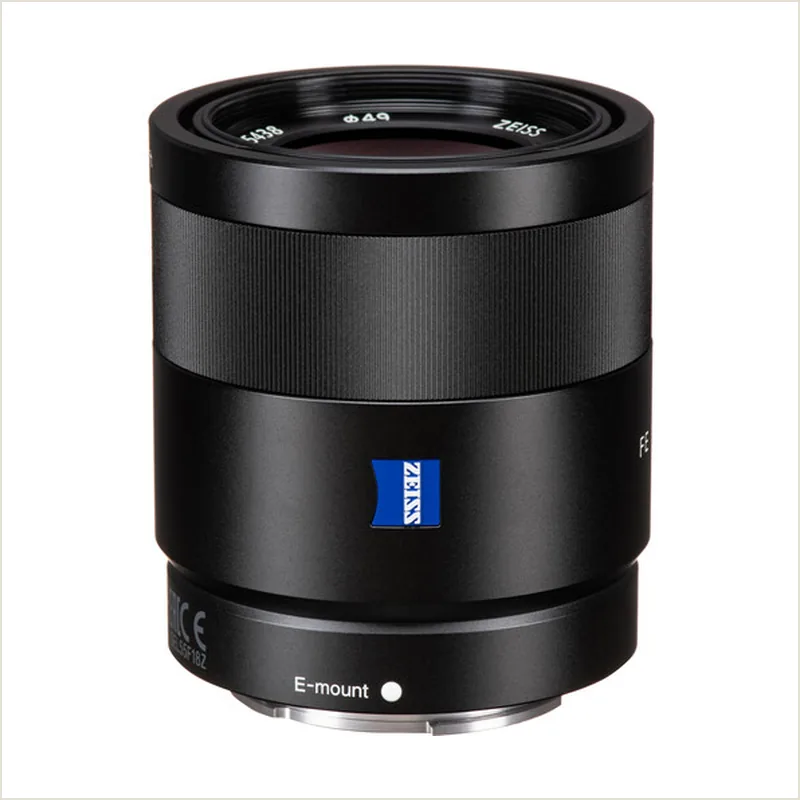 Объектив Sony Carl Zeiss Sonnar T* 55mm f/1.8 ZA (SEL-55F18Z), чёрный