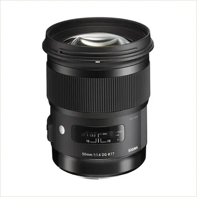 Объектив Sigma AF 50mm f/1.4 DG HSM Art Sony E, черный — фото 1