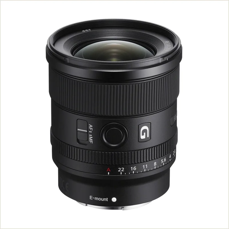 Объектив Sony FE 20 мм f/1.8 G (SEL20F18G), черный