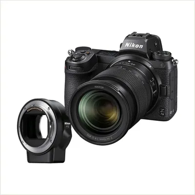 Фотоаппарат Nikon Z  7II Kit Nikkor Z 24-70mm f/4S+adapter FTZ, черный — фото 1