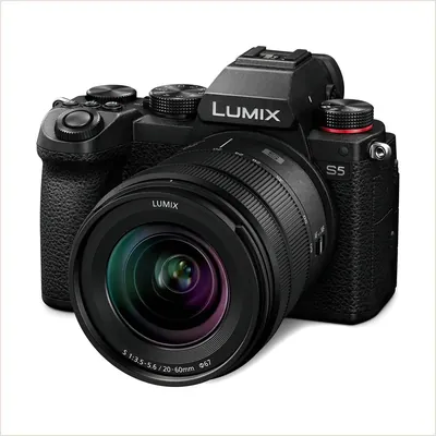 Фотоаппарат Panasonic Lumix DC-S5 Kit LUMIX S 20-60 мм F3.5-5.6, черный — фото 1