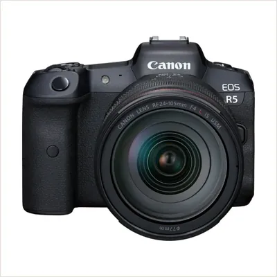 Фотоаппарат беззеркальный Canon EOS R5 Kit RF 24-105mm F4L IS USM — фото 1