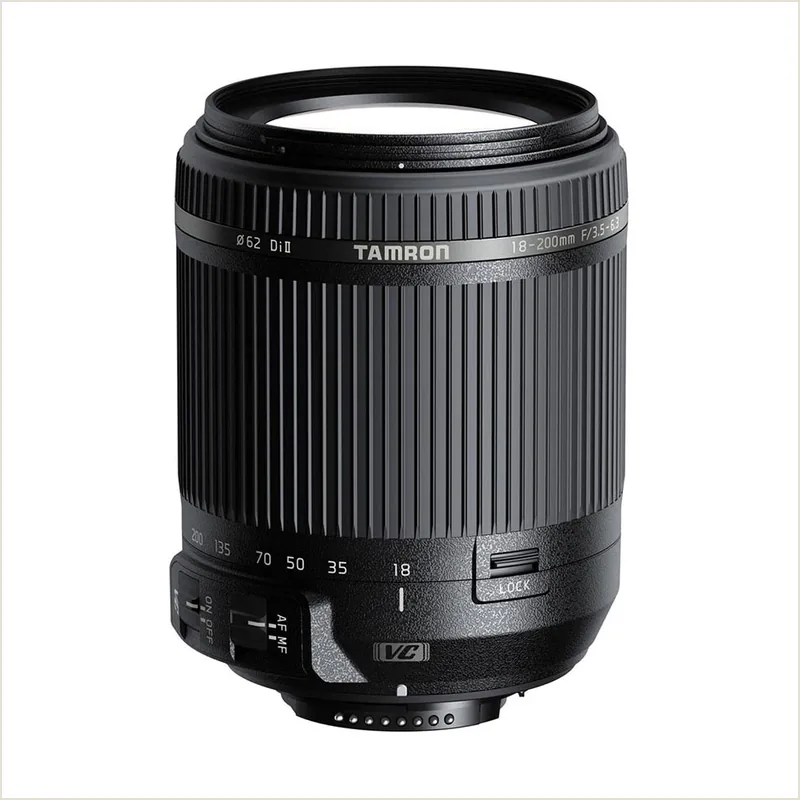 Объектив Tamron AF 18-200mm f/3.5-6.3 Di II VC (B018) Nikon F, черный