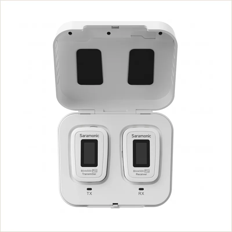 Радиосистема Saramonic Blink500 B1W (TXW+RXW), 2,4Ггц приемник + передатчик, разъем 3,5мм, белый цвет