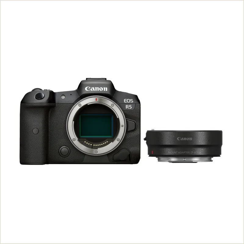 Фотоаппарат Canon EOS R5 Body Adapter EF-EOS R, черный