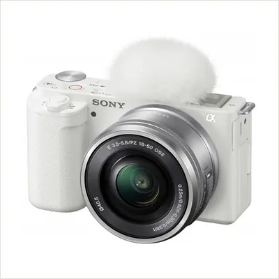 Фотоаппарат Sony ZV-E10 Kit E PZ 16-50mm F3.5-5.6 OSS, белый — фото 1