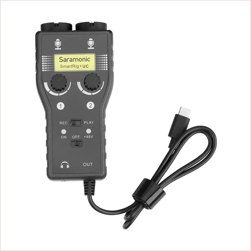Saramonic SmartRig+ UC адаптер для микрофона (вход XLR) двухканальный на USB-C