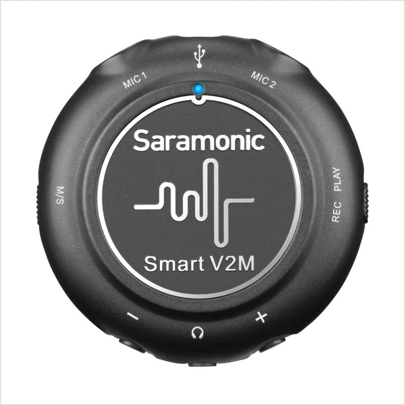 Saramonic   Smart V2M Двухканальный аудиомикшер 3.5мм для устройств Android, iOS и компьютеров с двумя входами на 3.5мм и кабелем Type-C