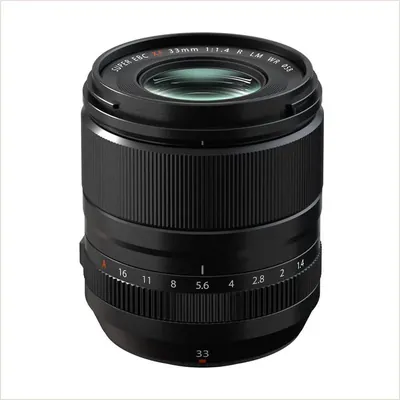 Объектив Fujifilm Fujinon XF 33mm f/1.4 R LM WR, черный — фото 1