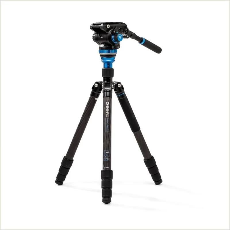 Benro C3883TS6PRO штатив Aero с видеоголовой/ трансформер в монопод/карбоновый с цангами