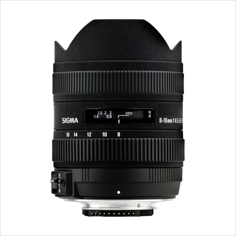Объектив Sigma AF 8-16mm f/4.5-5.6 DC HSM Canon EF-S, черный