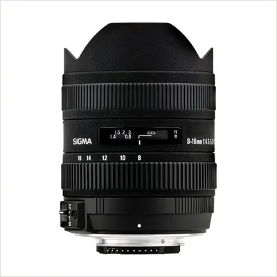 Объектив Sigma AF 8-16mm f/4.5-5.6 DC HSM Canon EF-S, черный — фото 1