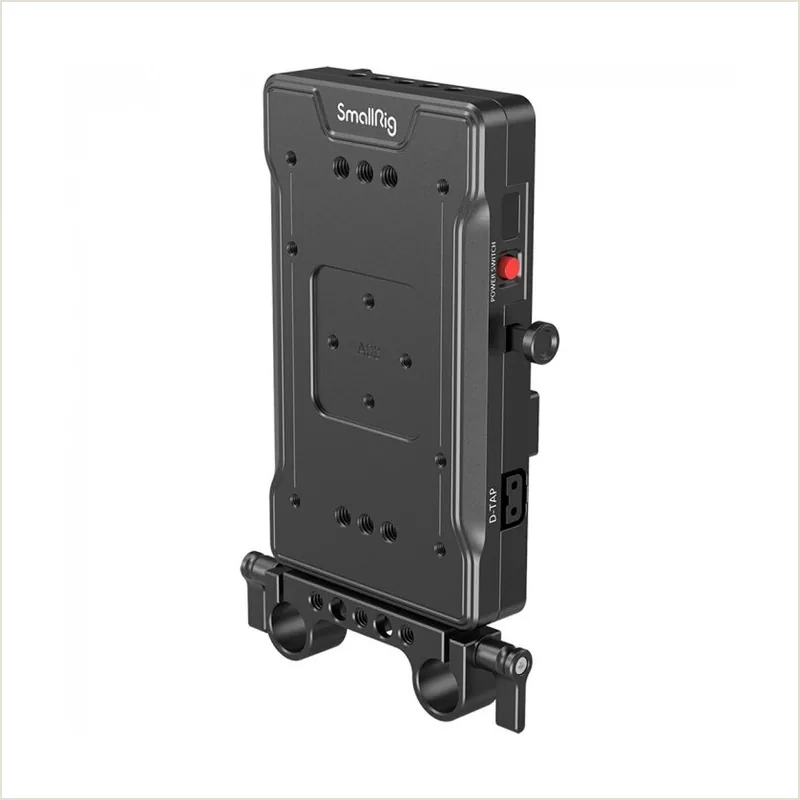 SmallRig 3203B Адаптер крепления аккумулятора V Mount Battery Adapter Plate with Dual 15mm Rod Clamp