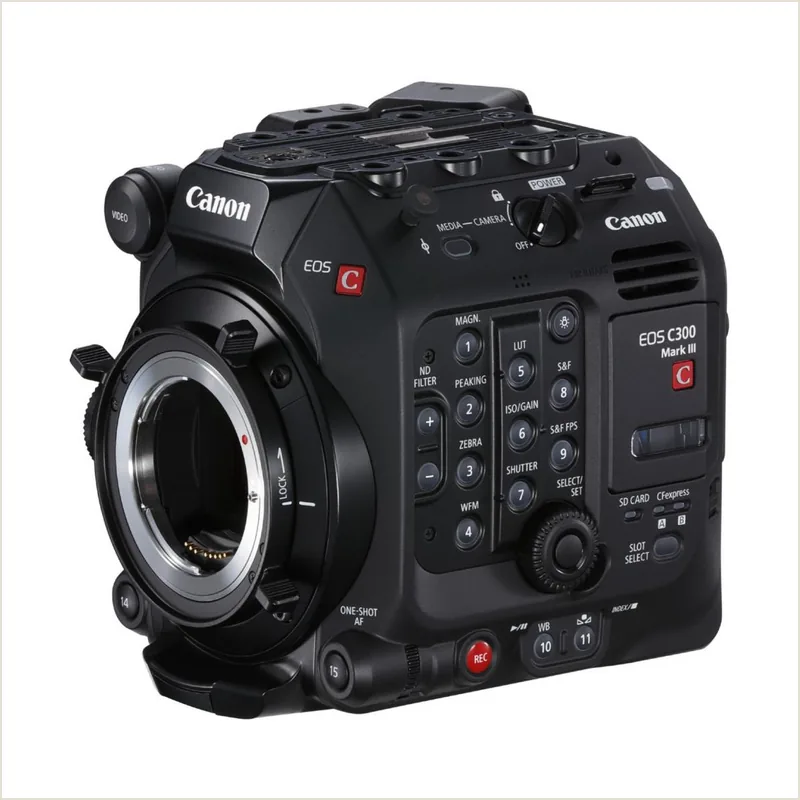 Видеокамера Canon EOS C300 Mark III черный