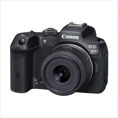 Фотоаппарат Canon EOS R7 Kit RF-S 18-45mm F4.5-6.3 IS STM, черный — фото 1