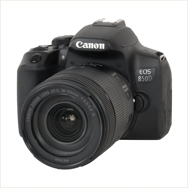 Фотоаппарат Canon EOS 850D Kit EF-S 18-135mm f/3.5-5.6 IS USM, черный