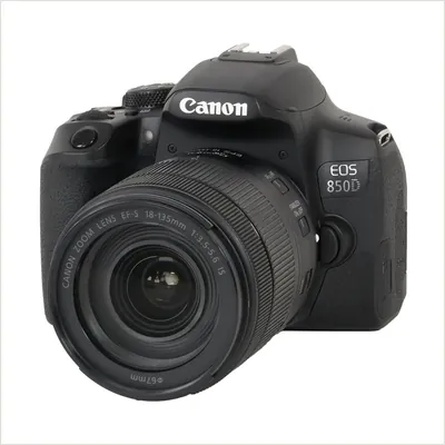 Фотоаппарат Canon EOS 850D Kit EF-S 18-135mm f/3.5-5.6 IS USM, черный — фото 1