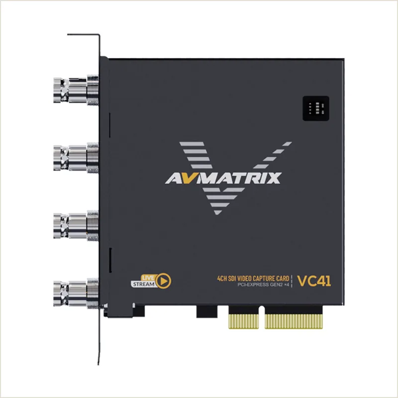 Плата видеозахвата AVMATRIX VC41 4CH 3G-SDI PCIE