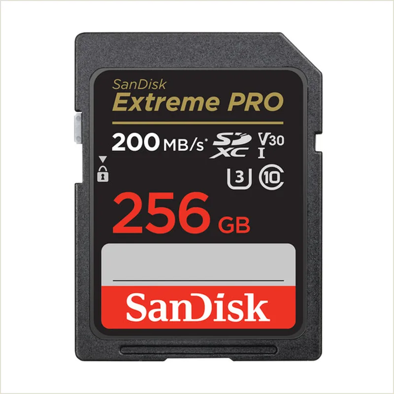 Карта памяти SanDisk Extreme Pro SDXC 256GB UHS-I U3 V30, R/W 200/140 МБ/с