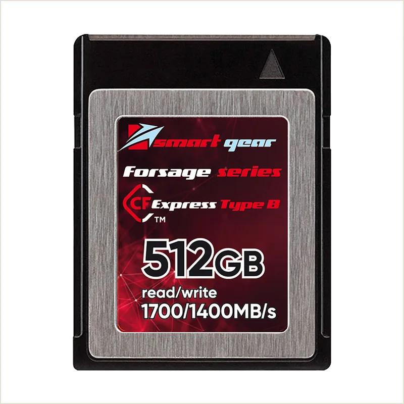Карта памяти Smart Gear CF Express Forsage, 512GB W1400/R1700, 1000P/E cycles