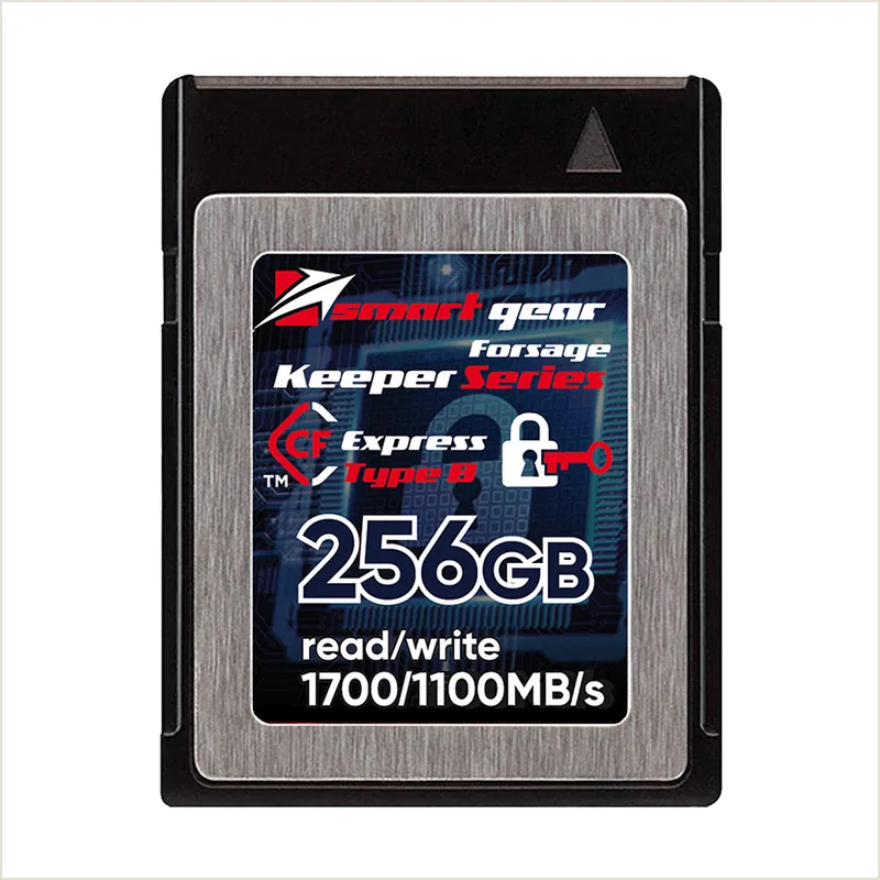 Карта памяти Smart Gear CF Express Forsage Keeper, 256GB W1100/R1700, 1000P/E cycles