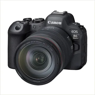 Фотоаппарат Canon EOS R6 Mark II Kit RF 24-105mm F4L IS USM, черный — фото 1