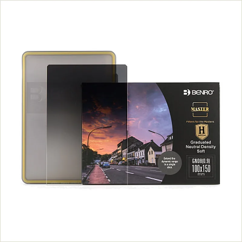 Cветофильтр Benro Master Harden Series Soft-edged graduated ND GND8 (0.9) градиентный 100х150 мм