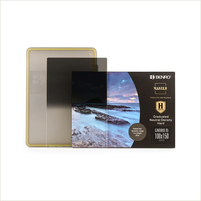 Cветофильтр Benro Master Series Hard-edged graduated ND GND8 (0.9) градиентный 100х150 мм