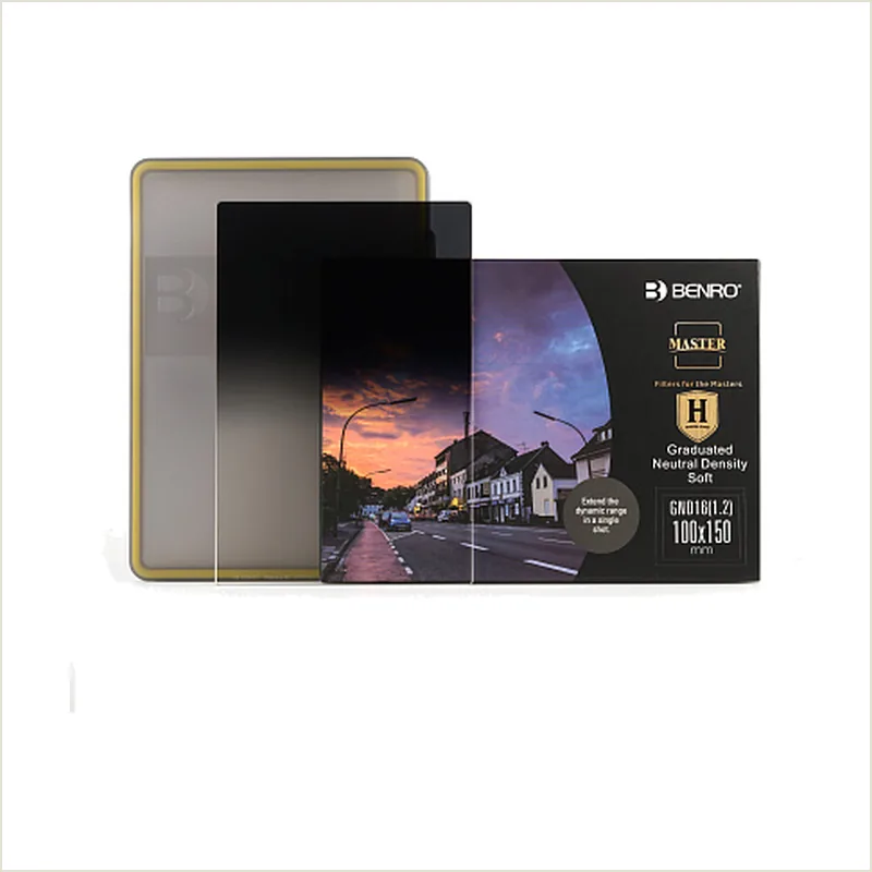 Cветофильтр Benro Master Series Soft-edged graduated ND GND16 (1.2) градиентный 100х150 мм