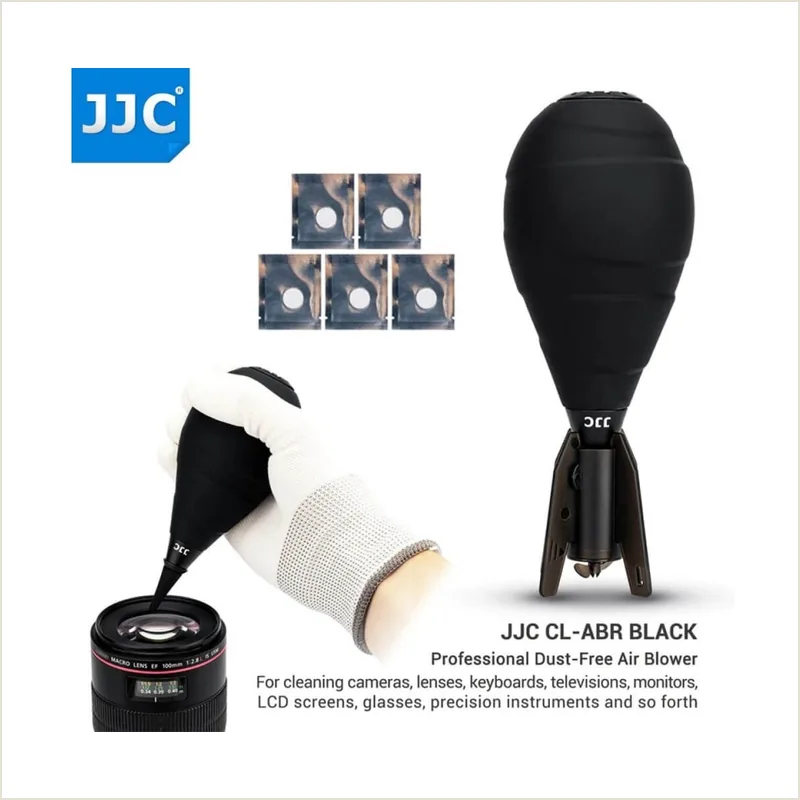 Профессиональная груша JJC CL-ABR для чистки, с мягким силиконовым наконечником (черная)