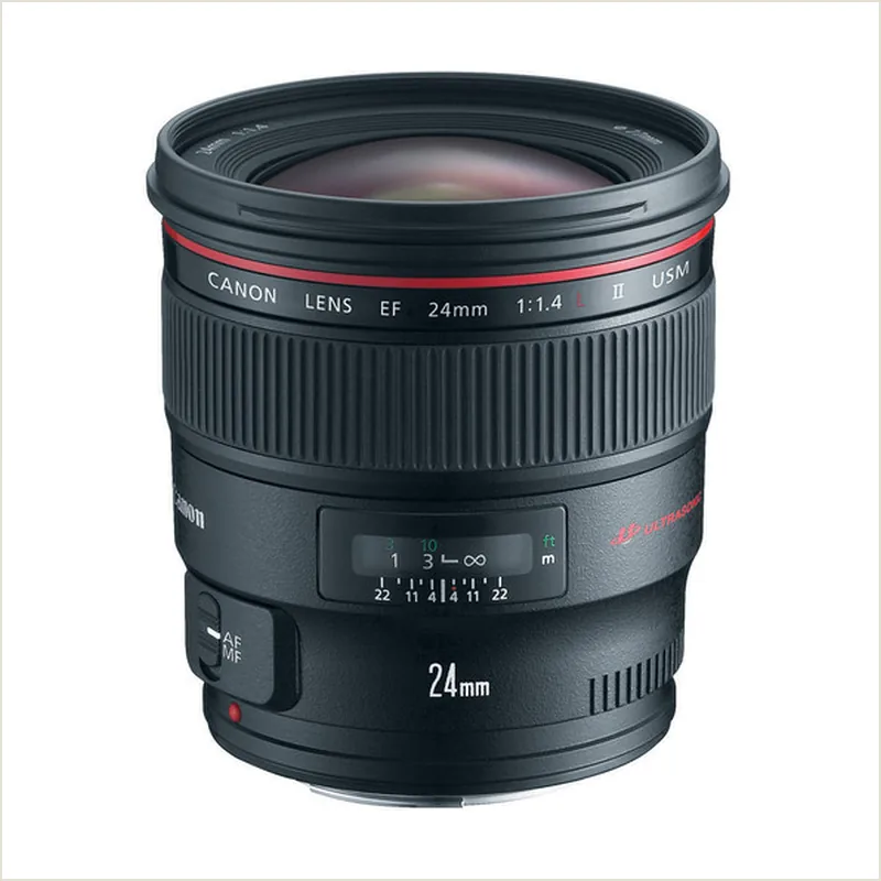 Объектив Canon EF 24mm f/1.4L II USM, Черный