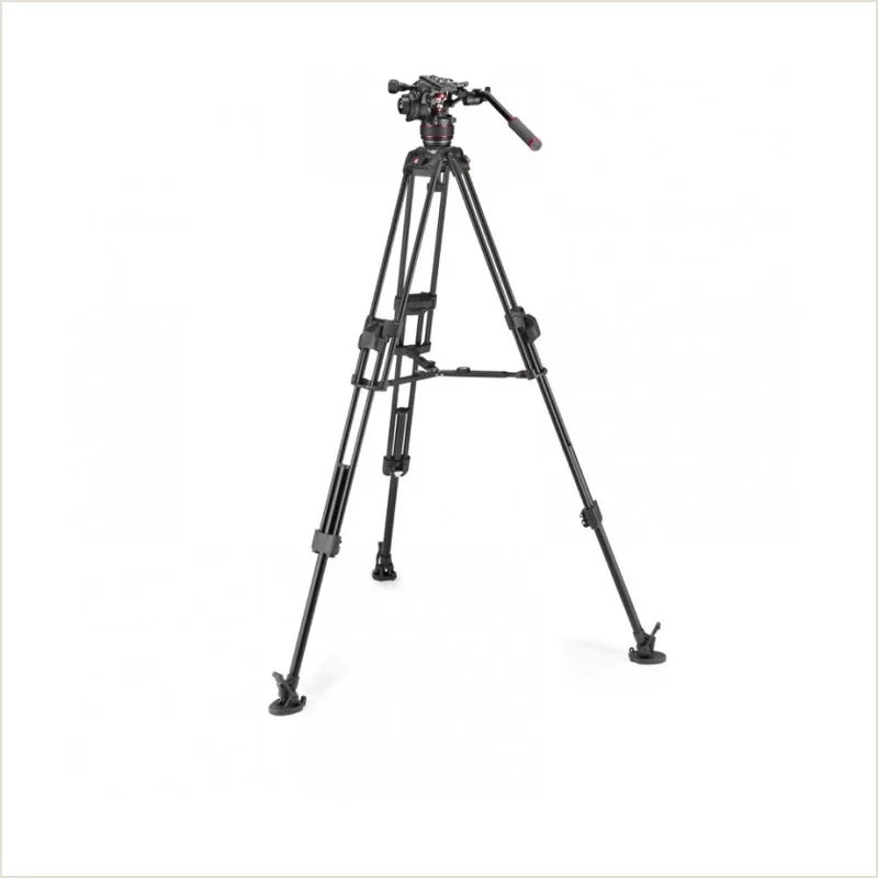 Видеоштатив Manfrotto MVK608TWINFA Комплект алюм. видеоштатива двойными ногами MVTTWINFA двойными ногами, чашей 100/75 и с головой Nitro 608