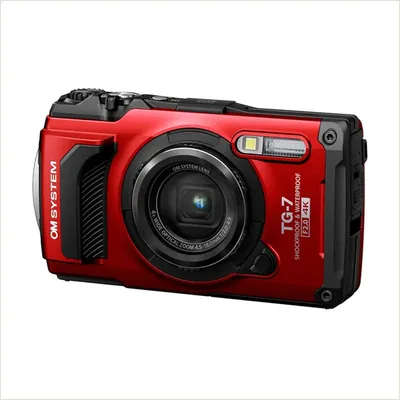 Компактный фотоаппарат Olympus OM System Tough TG-7 красный — фото 1