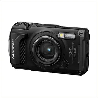 Цифровой фотоаппарат Olympus OM System Tough TG-7 черный — фото 1