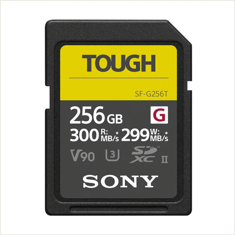 Карта памяти Sony SDXC 256GB Tough UHS-II 299/300Mb/s U3 V90 (SF-G256T)