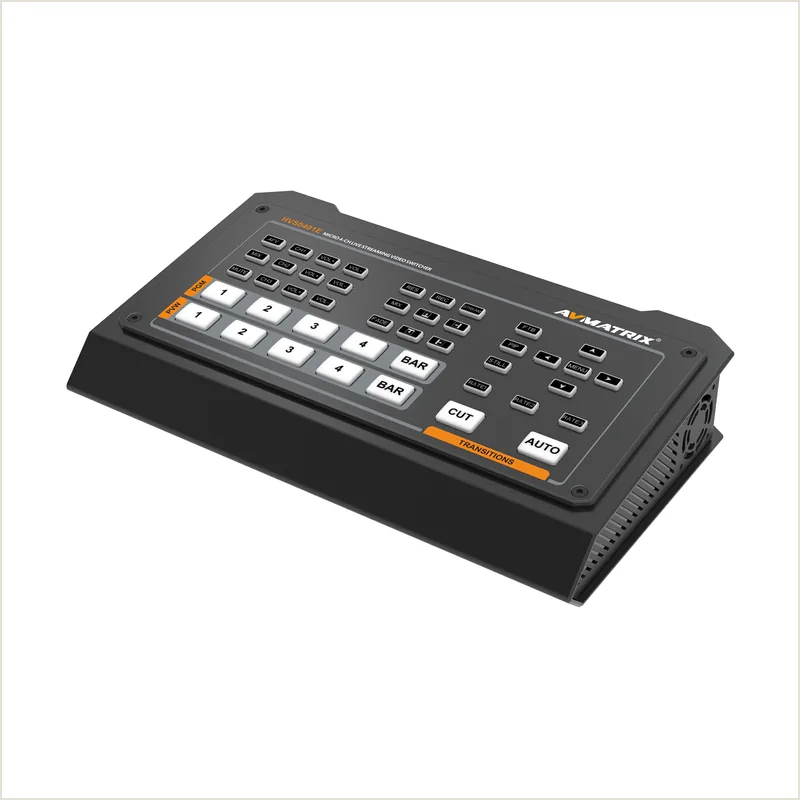 Видеомикшер-стример AVMATRIX HVS0401E компактный 4CH HDMI/DP USB/LAN