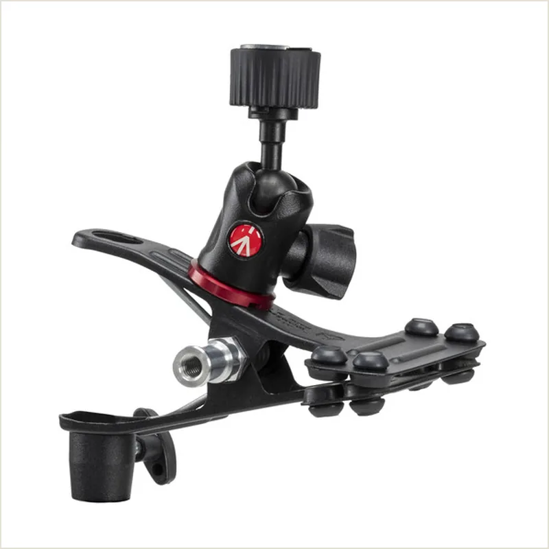 Зажим с креплением для башмака вспышки Cold Shoe Spring Clamp с шаровой головой Manfrotto175F-2