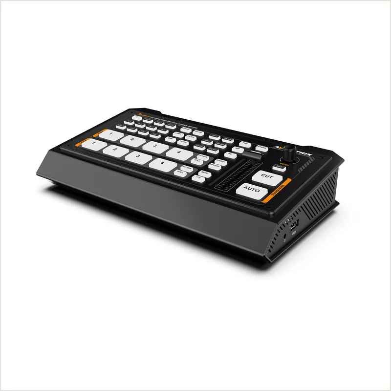 Видеомикшер-стример AVMATRIX Shark S4 компактный 4CH SDI-HDMI USB LAN