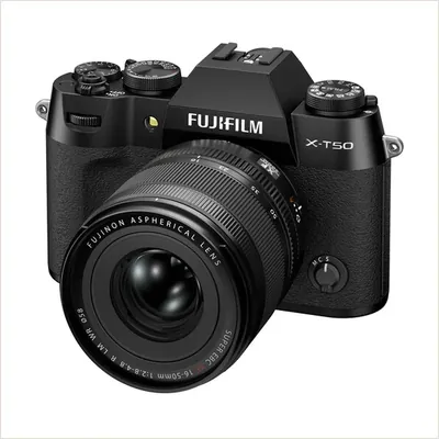 Фотоаппарат Fujifilm X-T50 Kit XF 16-50mm f/2.8-4.8 R LM WR Черный — фото 1